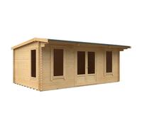 Buttercup Farm 20X12 The Jacob 44mm Cabin - L595 X W355 X H247 Cm - Solid Wood/softwood/pine - Natural