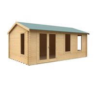 Buttercup Farm 20X12 The Sherborne 44mm Cabin - L595 X W355 X H282.9 Cm - Solid Wood/softwood/pine - Natural