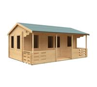 Buttercup Farm 20X14 The Addlington 44mm Cabin - L595 X W415 X H293.2 Cm - Solid Wood/softwood/pine - Natural