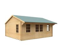 Buttercup Farm 20X18 The Dalton 44mm Cabin - L595 X W535 X H324.2 Cm - Solid Wood/softwood/pine - Natural