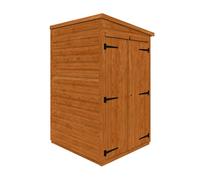 Buttercup Farm 4 x 4 Feet Flex Pent Double Door Windowless 12mm Flex in Burnt Orange Buttercup Farm Burnt Orange