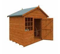Buttercup Farm 4 X 6 Feet Wendyhouse 12mm Shed - Solid Wood/softwood/pine - L115 X W175 X H172.4 Cm - Burnt Orange