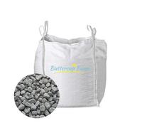 Buttercup Farm 40-100mm Silver/grey Round & Oval Cobbles - Premium Aggregate Bulk Bag - 850 Kilos
