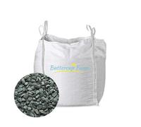 Buttercup Farm 40mm Green Slate Chippings - Premium Aggregate Bulk Bag - 850 Kilos