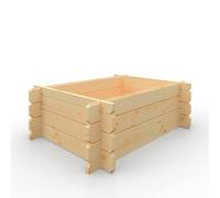 Buttercup Farm 4X3W Raised Bed 19mm Swift - L120 X W90 X H40.4 Cm - Solid Wood/softwood/pine - Natural