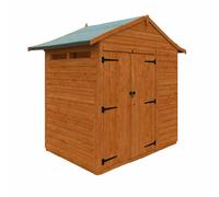 Buttercup Farm 4x6 Flex Apex Security Double Door 12mm Flex - L123.8xW175xH23.32 cm in Burnt Orange Buttercup Farm Burnt Orange