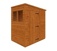 Buttercup Farm 4X6 Flex Pent 12mm Flex - L123.8 X W175 X H203 Cm - Solid Wood/softwood/pine - Burnt Orange