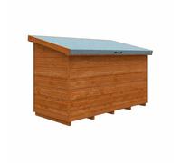 Buttercup Farm 5X2.3 Tool Chest 12mm Shed - L145 X W67.5 X H97.5 Cm - Solid Wood/softwood/pine - Burnt Orange
