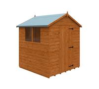 Buttercup Farm 6X6 Super Apex 12mm Shed - L175 X W175 X H217.9 Cm - Solid Wood/softwood/pine - Burnt Orange