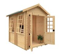 Buttercup Farm 8 X 6 Feet Georgia 19mm Flex - Solid Wood/softwood/pine - L230 X W175 X H231.7 Cm - Natural