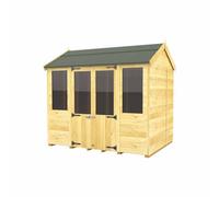 Buttercup Farm 8Ft X 8Ft Apex Summer House - Wood - L243 X W231 X H217 Cm