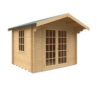 Buttercup Farm 8X10 The Lotherton 28mm Cabin - L235 X W295 X H261.6 Cm - Solid Wood/softwood/pine - Natural