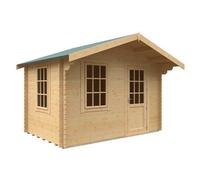 Buttercup Farm 8X12 The Carrington 28mm Cabin - L235 X W355 X H271.9 Cm - Solid Wood/softwood/pine - Natural