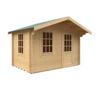 Buttercup Farm 8X12W The Carrington Plus 44mm Cabin - L235 X W355 X H271.9 Cm - Solid Wood/softwood/pine - Natural