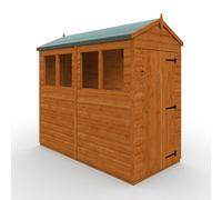 Buttercup Farm 8X4 Flex Apex 12mm Flex - L238.8 X W115 X H209 Cm - Solid Wood/softwood/pine - Burnt Orange
