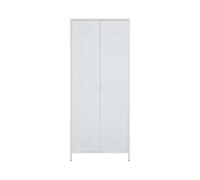 Buttercup Farm Academy Two Door Wardrobe - Metal - L50 X W76 X H180 Cm - White
