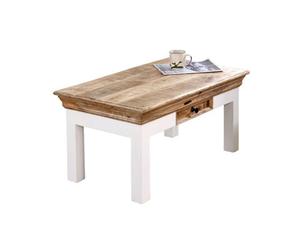 Buttercup Farm Alfie Coffee Table With Drawer - Mango Wood - L50 X W85 X H40 Cm