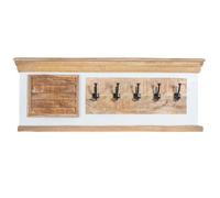 Buttercup Farm Alfie Hook/coat Hanger Wall - Mango Wood - L16 X W110 X H40 Cm