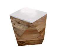 Buttercup Farm Alfie Side Table - Mango Wood - L40 X W40 X H45 Cm