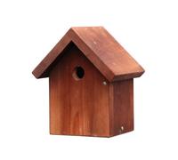 Buttercup Farm Apex Bird Box With 25mm Hole - European Redwood - L16.5 X W20 X H23.5 Cm
