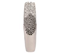 Buttercup Farm Apo Coral Small Vase - Aluminium - L20 X W20 X H91 Cm - Silver