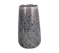 Buttercup Farm Armadillo Azure Vase - Ceramic - L19 X W19 X H34 Cm - White/blue/grey