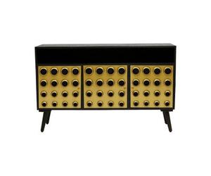 Buttercup Farm Arti Sideboard - Mango Wood - L35 X W130 X H82 Cm - Gold/brown