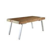Buttercup Farm Aspen Large Dining Table - Metal/wood - L90 X W180 X H76 Cm