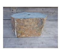 Buttercup Farm Basalt Plinth Drilled Water Feature with Pump - Dia20-30cm x 18cm H in Brown | Size: 30 cm x 18 cm Buttercup Farm Brown 30 cm x 18 cm