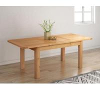 Buttercup Farm Bologna Butterfly Extension Table (Extends To 200Cm) - L90 X W140 X H76 Cm - Oak