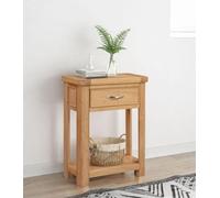 Buttercup Farm Bologna Small Console With 1 Drawer - L30 X W60 X H75 Cm - Oak