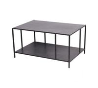 Buttercup Farm Brooks Coffee Table Mottled - Iron - L60 X W90 X H45.5 Cm - Charcoal Black