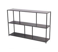 Buttercup Farm Brooks Console Table Mottled - Iron - L30.5 X W122 X H80.7 Cm - Charcoal Black