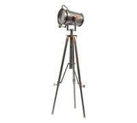 Buttercup Farm Charlie Tripod Floor Lamp - Aluminum/ss - L35 X W35 X H170 Cm - Satin Grey/copper