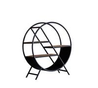 Buttercup Farm Cosmo Round Bookcase - Wood - L33 X W90 X H100 Cm