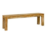 Buttercup Farm Dakota Bench Large - Mango Wood - L35 X W148 X H45 Cm - Light Finish