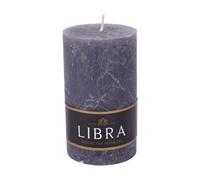 Buttercup Farm Dark Pewter Rustica Pillar Candle - Paraffin Wax - L7 X W7 X H12 Cm - Grey