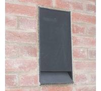 Buttercup Farm Eco Bat Access Box - Recycled Ldpe Plastic/wood - L10.5 X W21.5 X H44 Cm - Black