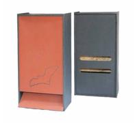 Buttercup Farm Eco Bat Access Box - Recycled Ldpe Plastic/wood - L10.5 X W21.5 X H44 Cm - Brick