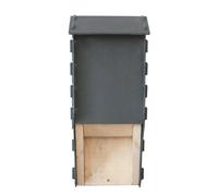 Buttercup Farm Eco Crevice Bat Box - Recycled Ldpe Plastic/wood - L14.5 X W22.5 X H51 Cm - Black
