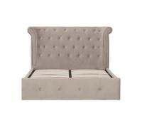 Buttercup Farm Edison Double Ottoman Bed - Metal/wood/textile - L219 X W163 X H110 Cm - Beige