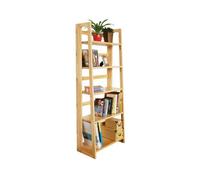 Buttercup Farm Five Tier Box Frame Folding Shelf Unit - Wood - L30 X W58 X H147 Cm - Natural