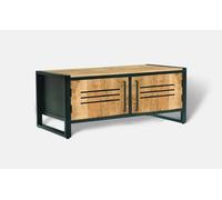 Buttercup Farm Frais Range Coffee Table - Mango Wood - L50 X W100 X H40 Cm - Pp Sawn Finish - Assembly Required