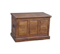Buttercup Farm Ganga Panel Box Small - Sheesham Wood - L50 X W90 X H60 Cm - Honey Dark Finish