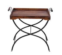 Buttercup Farm Ganga Ravi Tray - Mango Wood - L45 X W65 X H75 Cm - Light Finish