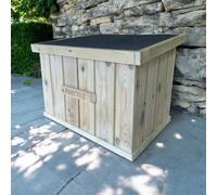 Buttercup Farm Garden Parcel Storage Box - Pressure Treated Wood - L70 X W50 X H50 Cm