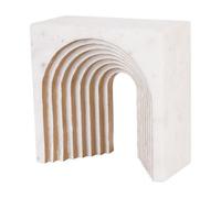 Buttercup Farm Genoa Decorative Sculpture - Marble - L8.5 X W18 X H18 Cm - White