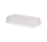 Buttercup Farm Genoa Tray - Marble - L16 X W33 X H2 Cm - White