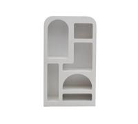 Buttercup Farm Geo Geo Tall Geometric Bookcase - L35 X W100 X H180 Cm - Brown