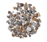 Buttercup Farm Grey/Cream Mottled Pebbles - 10-25mm Premium Aggregate Bulk Bag 850 kg in Grey Buttercup Farm Grey
